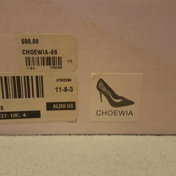 Aldo Choewia Women's Size 7 Gold Metallic Stiletto Pumps - Picture 2 of 2